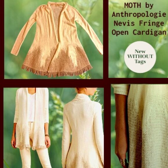 🆕Anthropologie Cardigan by MOTH - Picture 1 of 9